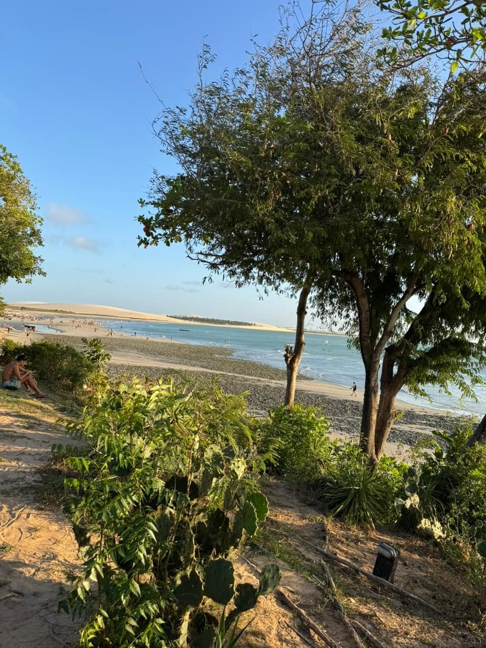 Sandy streets of Jericoacoara village — Brazil