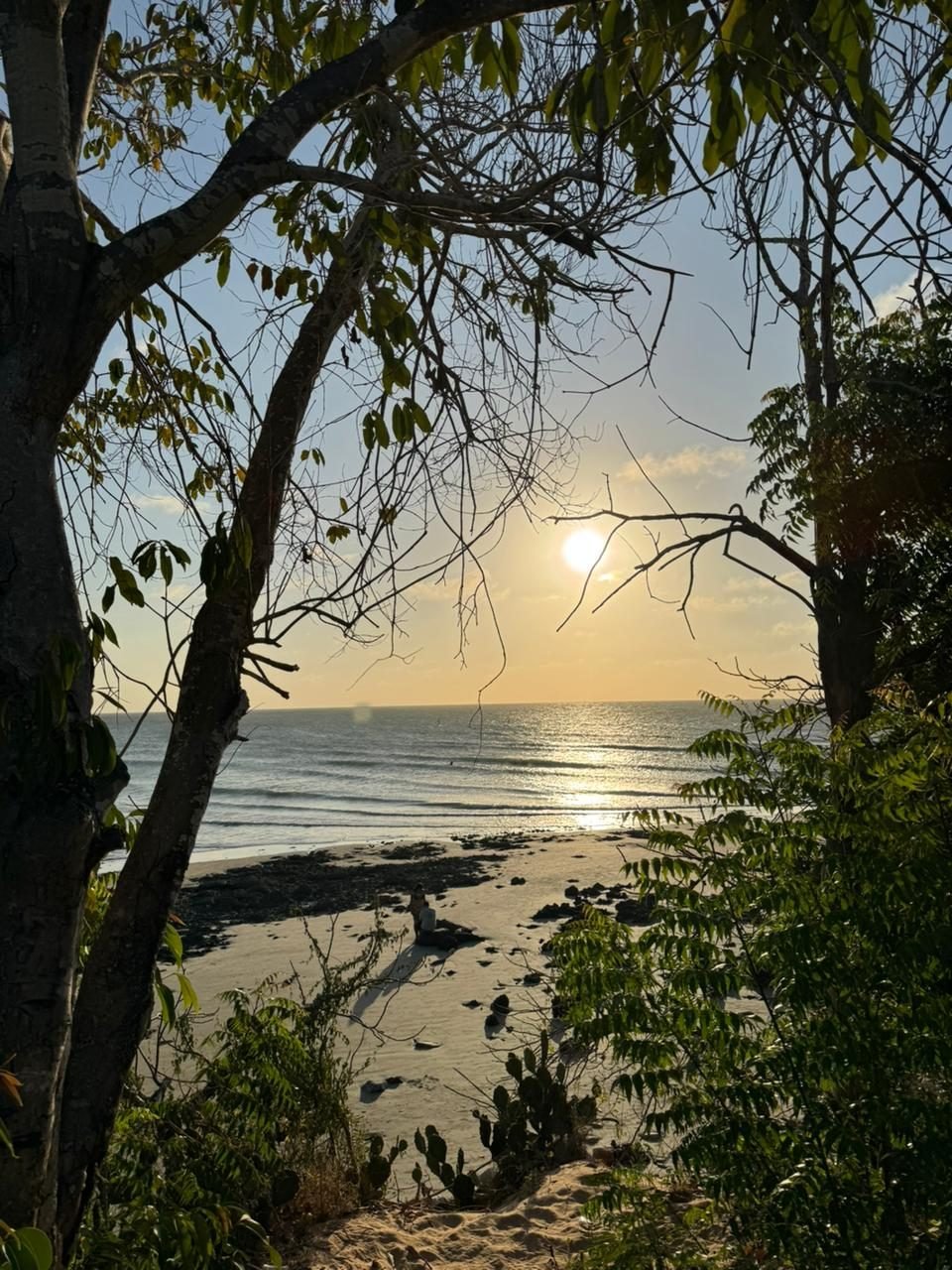 Golden hour at Jericoacoara beach — Brazil