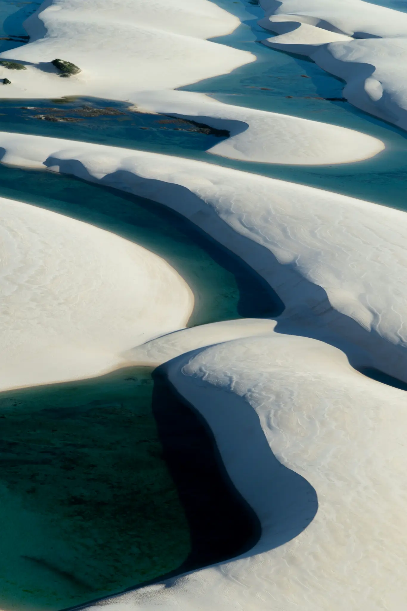 A final view of the Lençóis Maranhenses landscape